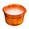 ZXNANA Sauna Wooden Bucket,Spa, Sauna,Soak,Handmade Massage Bucket Foot Bath,Foot Spa Wash Bucket Feet Bath Basin Tub charitable view 1