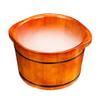 ZXNANA Sauna Wooden Bucket,Spa, Sauna,Soak,Handmade Massage Bucket Foot Bath,Foot Spa Wash Bucket Feet Bath Basin Tub charitable view 1