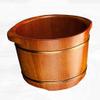 ZXNANA Sauna Wooden Bucket,Spa, Sauna,Soak,Handmade Massage Bucket Foot Bath,Foot Spa Wash Bucket Feet Bath Basin Tub charitable view 4