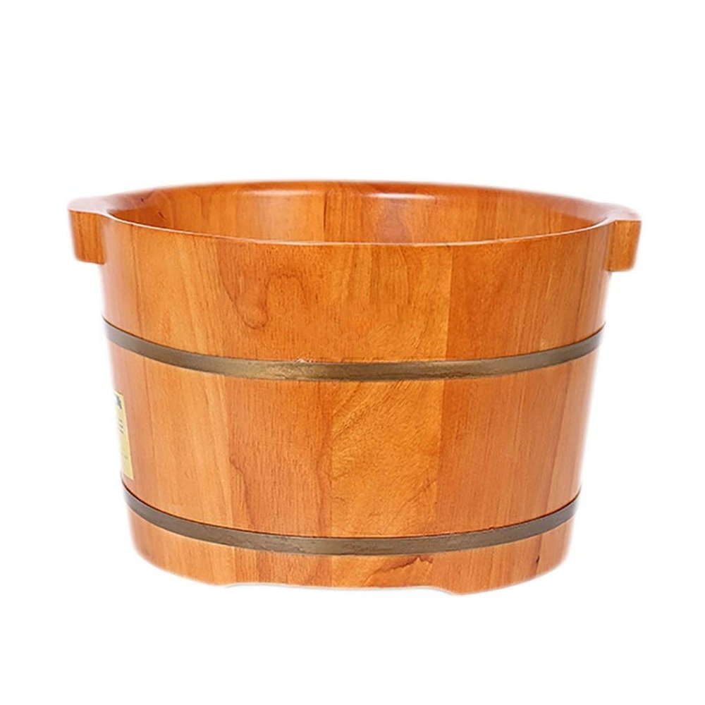 ZXNANA Bucket For Foot Bath,Sauna Accessories Sauna Bucket Water Bucket,Handmade Wooden Footbath Tubs,Foot Relaxing Barrel charitable