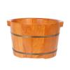 ZXNANA Bucket For Foot Bath,Sauna Accessories Sauna Bucket Water Bucket,Handmade Wooden Footbath Tubs,Foot Relaxing Barrel charitable view 1