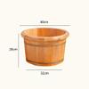 ZXNANA Foot Tub, Foot Basin Tub Bucket, Massage, Spa, Sauna, Soak,foot Bath Wooden Bucket Foot Spa Household Wash Basin charitable view 2