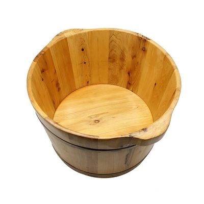 ZXNANA Sauna BucketPure Wood Bathtub BucketHandmade Sauna Accessories For Footbath TubsFoot Relaxing Bath Barrel charitable
