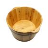 ZXNANA Sauna BucketPure Wood Bathtub BucketHandmade Sauna Accessories For Footbath TubsFoot Relaxing Bath Barrel charitable view 1