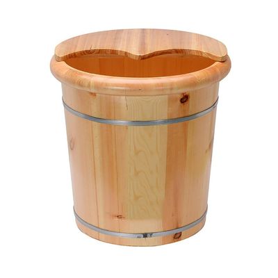 ZXNANA Foot Barrel,Massage Wood Bath Bucket,Handmade,footbaths Smooth Surface,Bathroom Accessories (Color : B) charitable