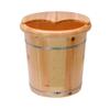 ZXNANA Foot Barrel,Massage Wood Bath Bucket,Handmade,footbaths Smooth Surface,Bathroom Accessories (Color : B) charitable view 1
