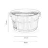 ZXNANA Sauna BucketPure Wood Bathtub BucketHandmade Sauna Accessories For Footbath TubsFoot Relaxing Bath Barrel (Color : A) charitable view 2