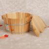 ZXNANA Sauna BucketPure Wood Bathtub BucketHandmade Sauna Accessories For Footbath TubsFoot Relaxing Bath Barrel (Color : A) charitable view 4