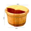 ZXNANA Bucket For Foot Bath,Sauna Accessories Sauna Bucket Water Bucket,Handmade Wooden Footbath Tubs,Foot Relaxing Barrel charitable view 3