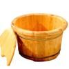 ZXNANA Bucket For Foot Bath,Sauna Accessories Sauna Bucket Water Bucket,Handmade Wooden Footbath Tubs,Foot Relaxing Barrel charitable view 4