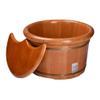 Bucket for Foot Bath,Sauna Accessories Sauna Bucket Water Bucket,Handmade Wooden Footbath Tubs,Foot Relaxing Barrel charitable view 2