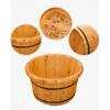 Foot Tub, Foot Basin Tub Bucket, Massage, Spa, Sauna, Soak,Foot Bath Wooden Bucket Foot Spa Household Wash Basin charitable view 4