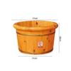 ZXNANA Bucket For Foot Bath,Sauna Accessories Sauna Bucket Water Bucket,Handmade Wooden Footbath Tubs,Foot Relaxing Barrel (Color : B) charitable view 2