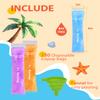 150 Disposable Ice Popsicle Mold Bags (8x2") for DIY Natural Fruit Snacks, Juice & Smoothies, Ice Pops Molds | BPA-Free, Zip Seals, Funnel Included view 2