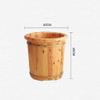 ZXNANA Sauna BucketPure Wood Bathtub BucketHandmade Sauna Accessories For Footbath TubsFoot Relaxing Bath Barrel charitable view 4