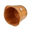 ZXNANA Bucket For Foot Bath,Sauna Accessories Sauna Bucket Water Bucket,Handmade Wooden Footbath Tubs,Foot Relaxing Barrel charitable view 3