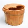 ZXNANA Bucket For Foot Bath,Sauna Accessories Sauna Bucket Water Bucket,Handmade Wooden Footbath Tubs,Foot Relaxing Barrel charitable view 4
