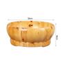 ZXNANA Bucket For Foot Bath,Sauna Accessories Sauna Bucket Water Bucket,Handmade Wooden Footbath Tubs,Foot Relaxing Barrel charitable view 2