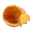 ZXNANA Bucket For Foot Bath,Sauna Accessories Sauna Bucket Water Bucket,Handmade Wooden Footbath Tubs,Foot Relaxing Barrel charitable view 2