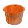 ZXNANA Bucket For Foot Bath,Sauna Accessories Sauna Bucket Water Bucket,Handmade Wooden Footbath Tubs,Foot Relaxing Barrel (Color : A) charitable view 1