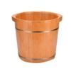 ZXNANA Bucket For Foot Bath,Sauna Accessories Sauna Bucket Water Bucket,Handmade Wooden Footbath Tubs,Foot Relaxing Barrel charitable view 1