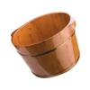 ZXNANA Sauna Wooden Bucket,Spa, Sauna,Soak,Handmade Massage Bucket Foot Bath,Foot Spa Wash Bucket Feet Bath Basin Tub charitable view 2