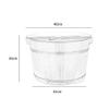 ZXNANA Sauna Wooden Bucket,Spa, Sauna,Soak,Handmade Massage Bucket Foot Bath,Foot Spa Wash Bucket Feet Bath Basin Tub charitable view 3