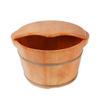 ZXNANA Sauna BucketPure Wood Bathtub BucketHandmade Sauna Accessories For Footbath TubsFoot Relaxing Bath Barrel charitable view 1