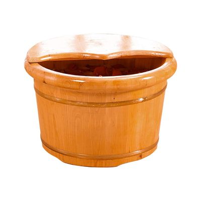 ZXNANA Sauna BucketPure Wood Bathtub BucketHandmade Sauna Accessories For Footbath TubsFoot Relaxing Bath Barrel (Color : A) charitable