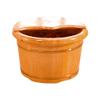 ZXNANA Sauna BucketPure Wood Bathtub BucketHandmade Sauna Accessories For Footbath TubsFoot Relaxing Bath Barrel (Color : A) charitable view 1