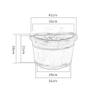 ZXNANA Sauna BucketPure Wood Bathtub BucketHandmade Sauna Accessories For Footbath TubsFoot Relaxing Bath Barrel (Color : A) charitable view 3