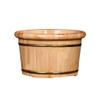 ZXNANA Bucket For Foot Bath,Sauna Accessories Sauna Bucket Water Bucket,Handmade Wooden Footbath Tubs,Foot Relaxing Barrel (Color : A) charitable view 1