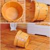 ZXNANA Bucket For Foot Bath,Sauna Accessories Sauna Bucket Water Bucket,Handmade Wooden Footbath Tubs,Foot Relaxing Barrel (Color : B) charitable view 3