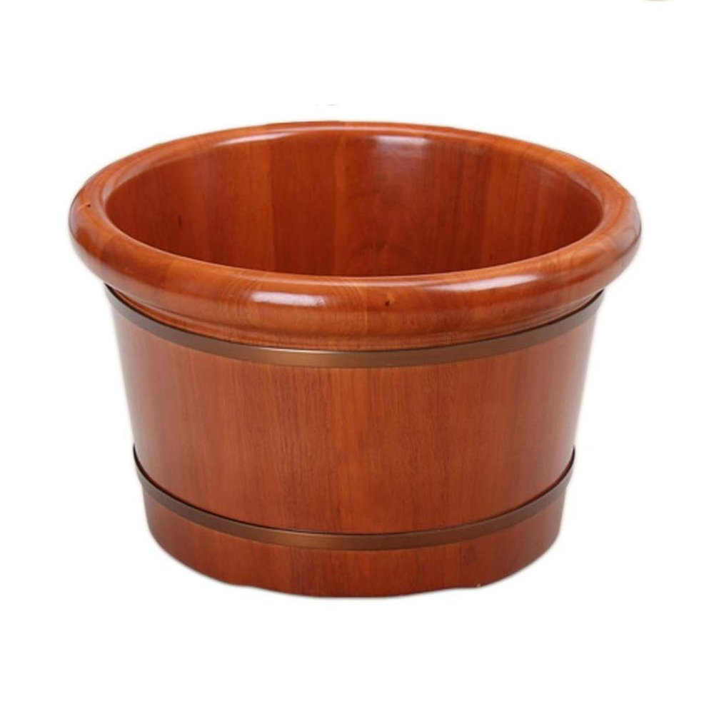 ZXNANA Bucket For Foot Bath,Sauna Accessories Sauna Bucket Water Bucket,Handmade Wooden Footbath Tubs,Foot Relaxing Barrel charitable