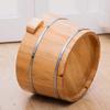 ZXNANA Wooden Barrel Foot Spa Wood Bucket for Pedicure, Foot Bath Spa Tub, Foot Tub for Soaking Feet, Foot Soak Bucket, Foot Basin for Adults charitable view 2