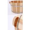 ZXNANA Sauna Wooden Bucket,Spa, Sauna,Soak,Handmade Massage Bucket Foot Bath,Foot Spa Wash Bucket Feet Bath Basin Tub (Color : B) charitable view 2