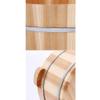 ZXNANA Sauna Wooden Bucket,Spa, Sauna,Soak,Handmade Massage Bucket Foot Bath,Foot Spa Wash Bucket Feet Bath Basin Tub (Color : B) charitable view 4