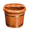 ZXNANA Bucket for Foot Bath,Sauna Accessories Sauna Bucket Water Bucket,Handmade Wooden Footbath Tubs,Foot Relaxing Barrel (Color : B) charitable view 1