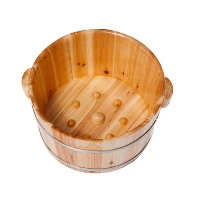 ZXNANA Sauna BucketPure Wood Bathtub BucketHandmade Sauna Accessories For Footbath TubsFoot Relaxing Bath Barrel charitable