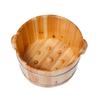 ZXNANA Sauna BucketPure Wood Bathtub BucketHandmade Sauna Accessories For Footbath TubsFoot Relaxing Bath Barrel charitable view 1