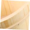 Happyyami Wooden Sauna Bucket for Bathing for Sauna Rooms for Family Gym and Hotel Use Aesthetic Design Function view 3
