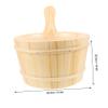 Happyyami Wooden Sauna Bucket for Bathing for Sauna Rooms for Family Gym and Hotel Use Aesthetic Design Function view 4