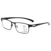 Becool fish Progressive Multifocus Reading Glasses for Men, Blue Light Blocking Computer Readers, Anti Eyestrain Glasses (Color : Black, Size : 3.0x) view 1