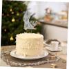Toyvian Mr Mrs Wedding Cake Topper Decoration Elegant Bridal Shower Dessert Toppers for Engagement and Anniversary Celebrations Safe and Stunning Wedding Cake Accessory view 3