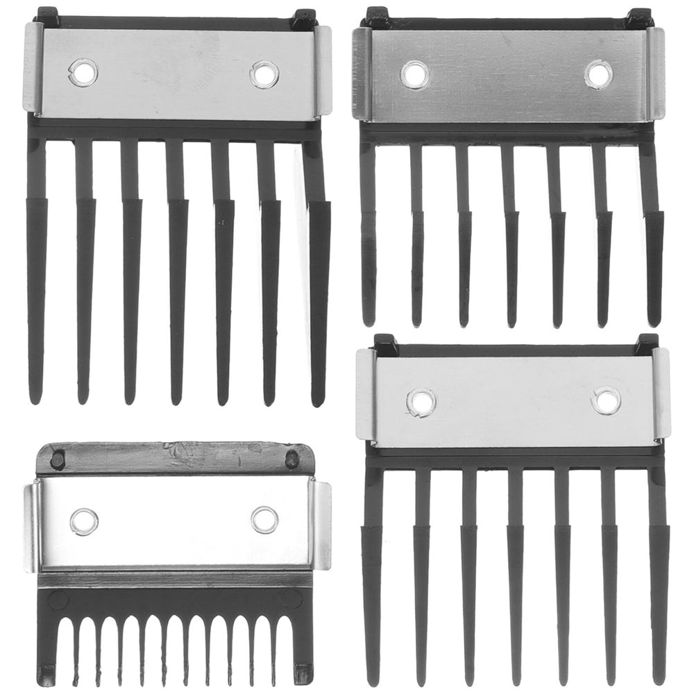 NOLITOY 4pcs Clipper Guard Hair Cutting Guides Combs Attachment Cutting Lengths Guards Set Fits for All Clippers