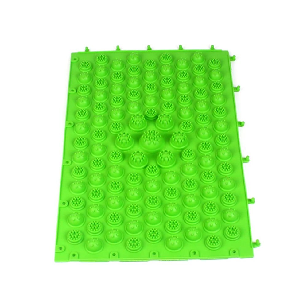SEWOART Reflexology Foot Massage Pad Green Acupressure Pebble Mat Foot Massage Plate for Plantar Stimulation and Blood Circulation Improvement at Home and Office
