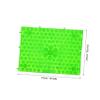 SEWOART Reflexology Foot Massage Pad Green Acupressure Pebble Mat Foot Massage Plate for Plantar Stimulation and Blood Circulation Improvement at Home and Office view 2