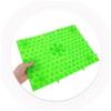 SEWOART Reflexology Foot Massage Pad Green Acupressure Pebble Mat Foot Massage Plate for Plantar Stimulation and Blood Circulation Improvement at Home and Office view 4