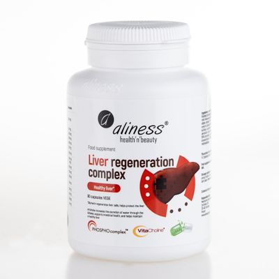 Liver Regeneration Complex 90 Vegan Capsules, Liver Support Supplement UK