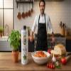 Enios Basil Infused Greek Extra Virgin Olive Oil 500ml. 100% Natural. No flavourings. No preservatives. No essential oils. No chemicals. No floating 'bits'. Absolutely nothing artificial! view 2